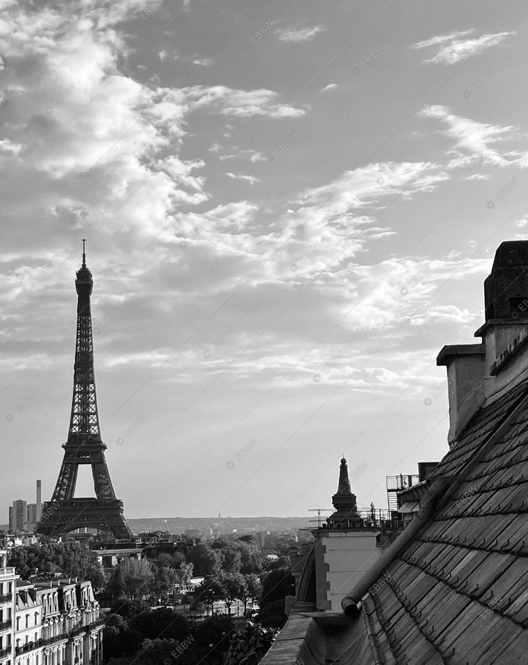 Tour métallique vue depuis les toits